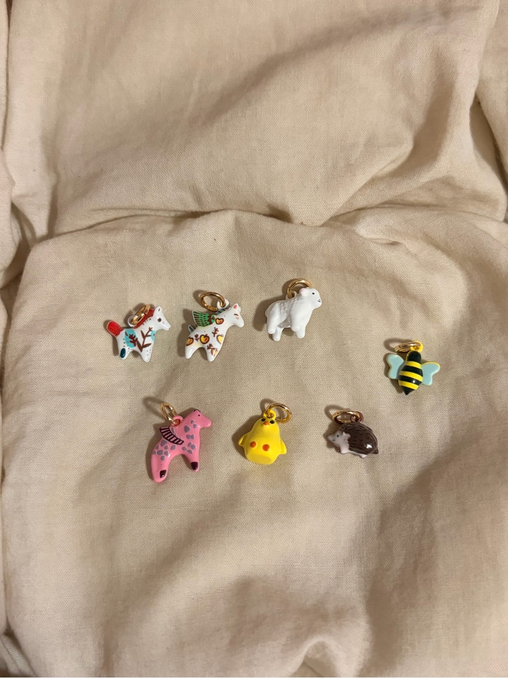 Free People Enamel Animal Assorted Charm Collection